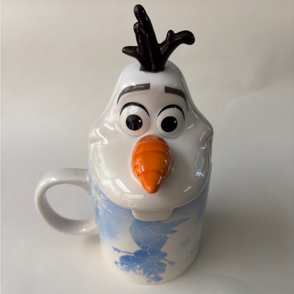 Disney Frozen’s Olaf Character Ceramic Mug with Lid